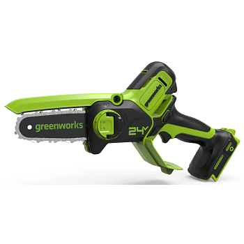 Цепная мини пила аккумуляторная GD24CSMNX Greenworks 24V без АКБ И ЗУ