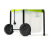 Измельчитель садовый электрический Greenworks, 220 В, 2800 Вт с контейнером