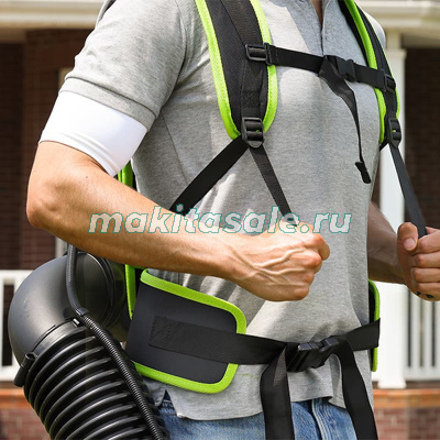 Ранцевая воздуходувка аккумуляторная Greenworks GD40BPG2, 40V, бесщеточная, с 1хАКБ 4 Ач и ЗУ