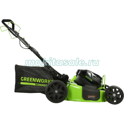 Газонокосилка аккумуляторная Greenworks GC82LM51SP2, 82V, с АКБ 5 Ач и ЗУ