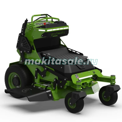 Райдер садовый аккумуляторный с нулевым радиусом разворота Greenworks ZTCS92, 82V, 92 см, с АКБ 8 кВтч
