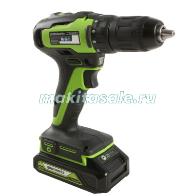 Дрель-шуруповерт аккумуляторная Greenworks 24V GD24DD35 без АКБ и ЗУ
