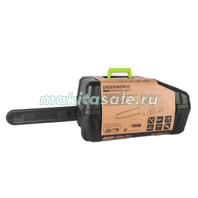 Цепная пила аккумуляторная Greenworks GС82CSK5, 82V, с 1хАКБ 5 А.ч. и ЗУ