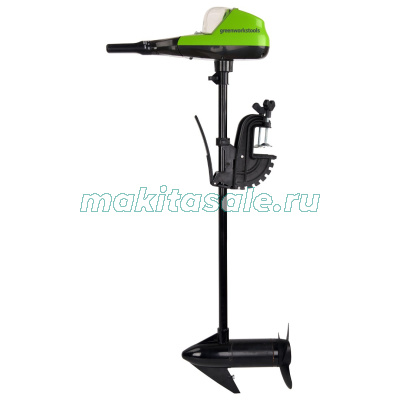 Лодочный мотор аккумуляторный Greenworks G40TM55, 40V, 25 кг, без АКБ и ЗУ