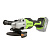 Угловая шлифовальная машина, аккумуляторная Greenworks GD24AGK4 3200207UB, 24V,  бесщеточная, c 1хАКБ 4 Ач и ЗУ