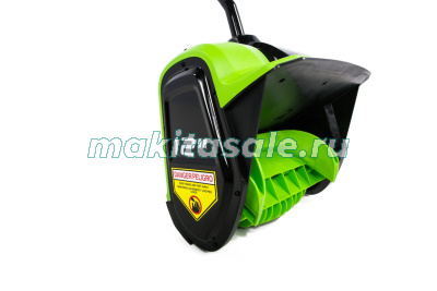 Снегоуборщик аккумуляторный Greenworks GD60SS, 60V, 30 см, бесщеточный, c АКБ 4АЧ и ЗУ