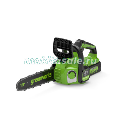 Цепная пила аккумуляторная Greenworks GD24CS30 24V 30см с АКБ 4 АЧ и ЗУ