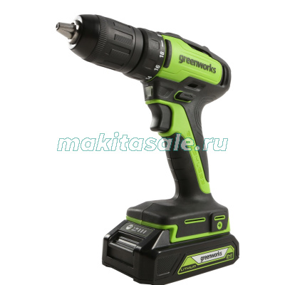 Дрель-шуруповерт аккумуляторная Greenworks 24V GD24DD35 без АКБ и ЗУ
