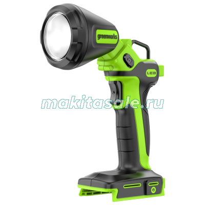 Рабочий аккумуляторный LED-фонарь 2-в-1 Greenworks, 24V, 650 лм, сменные плафоны, без АКБ и ЗУ