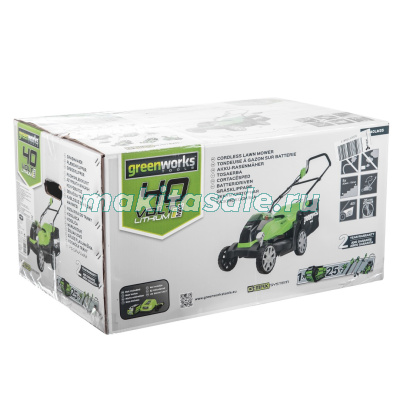 Газонокосилка аккумуляторная Greenworks G40LM35K6