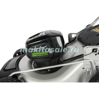 Газонокосилка аккумуляторная Greenworks GC82LM46K5, 82V, 46 см, с 1хАКБ 5 А.ч. и ЗУ
