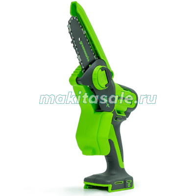 Цепная мини пила аккумуляторная Greenworks G24MCS10 24V без АКБ И ЗУ