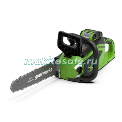 Цепная пила аккумуляторная GreenWorks  GD40CS15, 40V, 35 см, до 1,5 КВТ, с АКБ 2АЧ и ЗУ