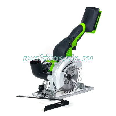 Циркулярная мини пила аккумуляторная Greenworks G24MCS 1501207, 24V, бесщеточная, без АКБ и ЗУ