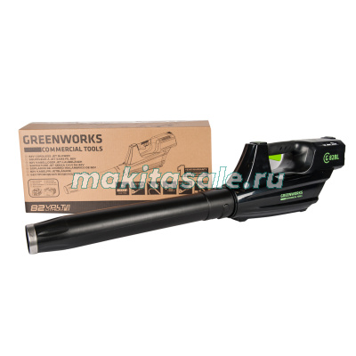Воздуходув аккумуляторный Greenworks GC82BLK5, 82V, с 1хАКБ 5 А.ч. и ЗУ
