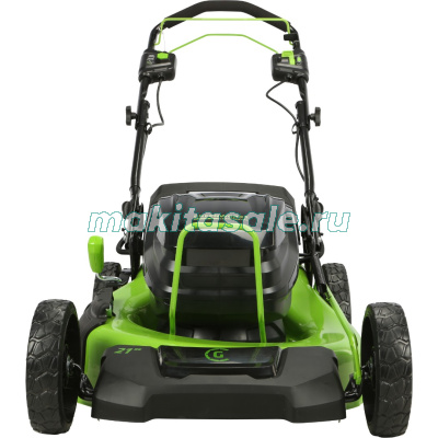Газонокосилка самоходная Greenworks GC82LM51SP2, 51 см, c 1*АКБ 5 А.ч и ЗУ