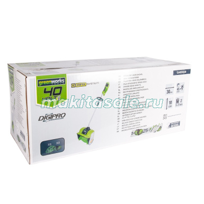 Снегоуборщик аккумуляторный G-MAX 40V GREENWORKS GD40SS без АКБ и ЗУ